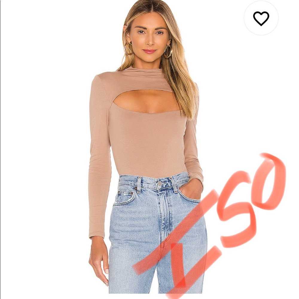 IN SEARCH OF Electra Bodysuit in Taupe Grey